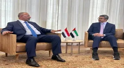 اخبار اليمن الان الرئيس الزبيدي خارجية الإمارات يدعوان اخبار اليمن الان الحدث اليوم عاجل