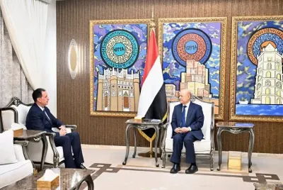 اخبار اليمن الان الرئيس العليمي يستقبل المغربي المساند اخبار اليمن الان الحدث اليوم عاجل