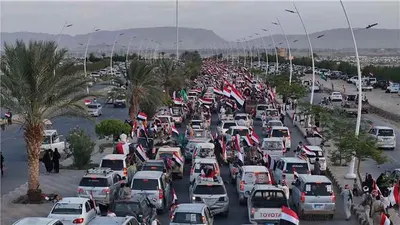 اخبار اليمن الان مأرب تحتفي بذكرى بموكب جماهيري اخبار اليمن الان الحدث اليوم عاجل