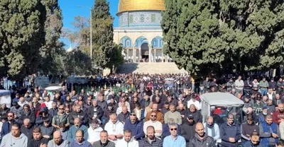 اخبار اليمن الان عدد140 أدوا العيد المسجد الأقصى اخبار اليمن الان الحدث اليوم عاجل