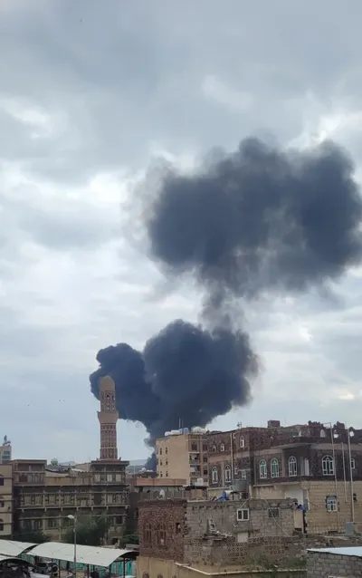 اخبار اليمن الان صنعاء أصوات انفجارات متتالية للطيران اخبار اليمن الان الحدث اليوم عاجل