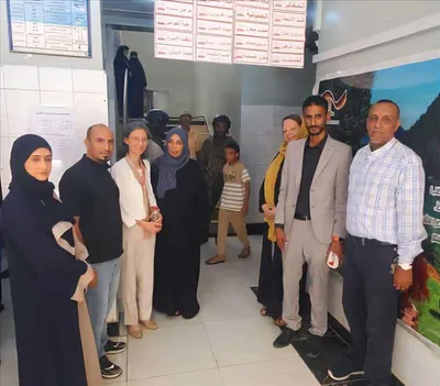 اخبار اليمن الان السفيرة الفرنسية الميدان الصحي بمديرية اخبار اليمن الان الحدث اليوم عاجل