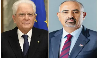 اخبار اليمن الان الرئيس الزبيدي الإيطالي بمناسبة الجمهورية اخبار اليمن الان الحدث اليوم عاجل