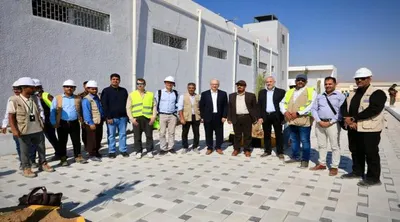 اخبار اليمن الان والسفير الألماني يتفقدان المخازن المركزية اخبار اليمن الان الحدث اليوم عاجل