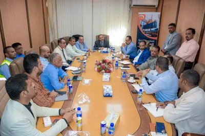 اخبار اليمن الان الحاويات اجتماعا قيادات الجهات العاملة اخبار اليمن الان الحدث اليوم عاجل