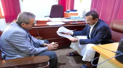 اخبار اليمن الان محافظ تعزيز مستوى الانضباط الوظيفي اخبار اليمن الان الحدث اليوم عاجل