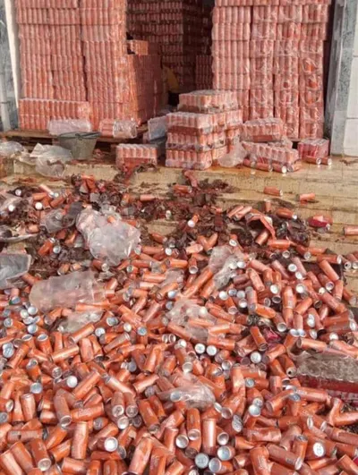 اخبار اليمن الان إحباط كارثة الكراتين مشروبات تسويقها اخبار اليمن الان الحدث اليوم عاجل