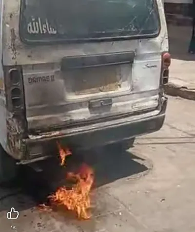 اخبار اليمن الان سائق يقوم باحراق المرور صنعاء اخبار اليمن الان الحدث اليوم عاجل