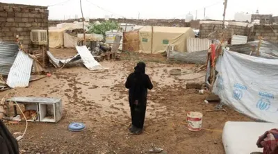 اخبار اليمن الان ظروف الطقس القاسية تجبر النزوح اخبار اليمن الان الحدث اليوم عاجل