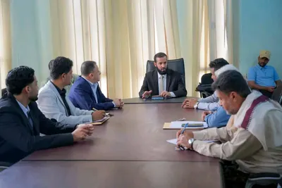 اخبار اليمن الان محافظ مؤسستي المياه والكهرباء الخدمات اخبار اليمن الان الحدث اليوم عاجل