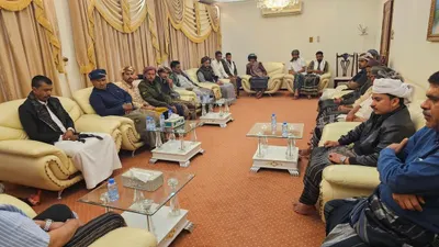 اخبار اليمن الان الكثيري يلتقي قبائل المشقاص بحضرموت اخبار اليمن الان الحدث اليوم عاجل