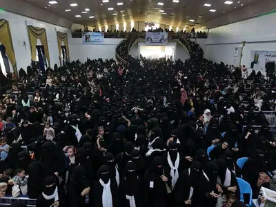 اخبار اليمن الان بالصور استقبال كبير لزوجة المحافظة اخبار اليمن الان الحدث اليوم عاجل