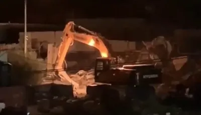 اخبار اليمن الان العدو الصهيوني يهدم منشآت تجارية اخبار اليمن الان الحدث اليوم عاجل