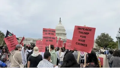 اخبار اليمن الان متظاهرون الكونغرس يطالبون الاحتلال الإسرائيلي اخبار اليمن الان الحدث اليوم عاجل