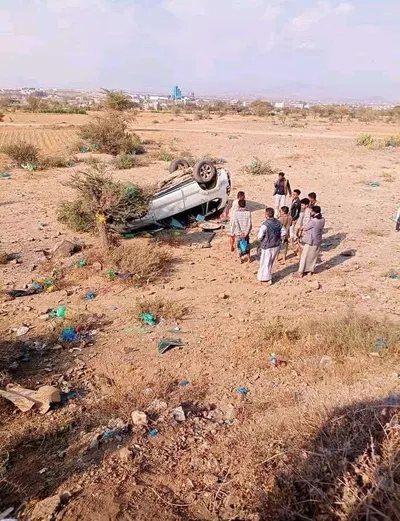 اخبار اليمن الان وفاة رجل ووالده بحادث انقلاب اخبار اليمن الان الحدث اليوم عاجل