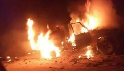 اخبار اليمن الان انفجار عبوة يستهدف طقما عسكريا اخبار اليمن الان الحدث اليوم عاجل