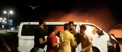 اخبار اليمن الان حادث سير مروع احتراق الجسر اخبار اليمن الان الحدث اليوم عاجل