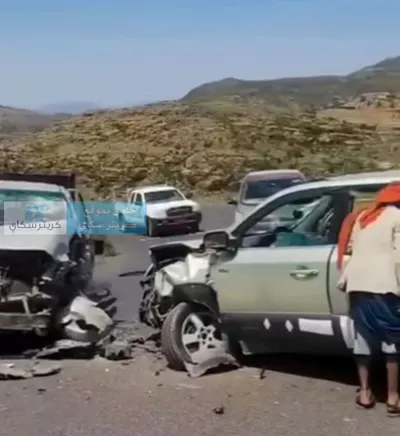 اخبار اليمن الان إصابة الأشخاص تصادم هايلوكس توسان اخبار اليمن الان الحدث اليوم عاجل