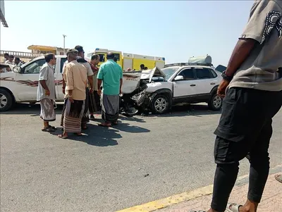 اخبار اليمن الان مروري يتسبب بتصادم سيارات المكلا اخبار اليمن الان الحدث اليوم عاجل