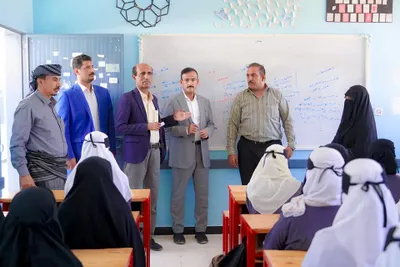 اخبار اليمن الان المحافظ الوزير ثانوية الفتيات التعليم اخبار اليمن الان الحدث اليوم عاجل