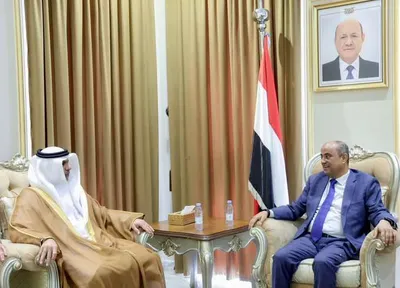 اخبار اليمن الان الوزراء يستقبل السفير الإماراتي ويستعرض اخبار اليمن الان الحدث اليوم عاجل