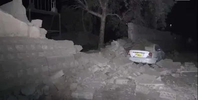 اخبار اليمن الان صورة لاضرار مادية احياء صنعاء اخبار اليمن الان الحدث اليوم عاجل