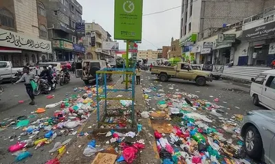 اخبار اليمن الان احتجاجات عمال النظافة شوارع بالبراميل اخبار اليمن الان الحدث اليوم عاجل