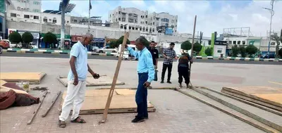 اخبار اليمن الان نصب خيام الاعتصام عدن اخبار اليمن الان الحدث اليوم عاجل